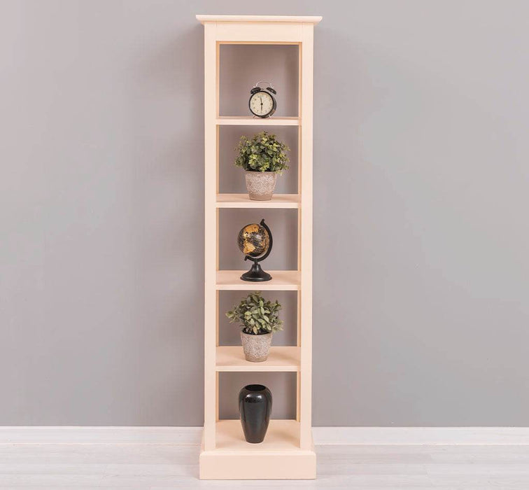 Offenes Regal aus Massivholz - Pflanzensäule in verschiedenen Farben -