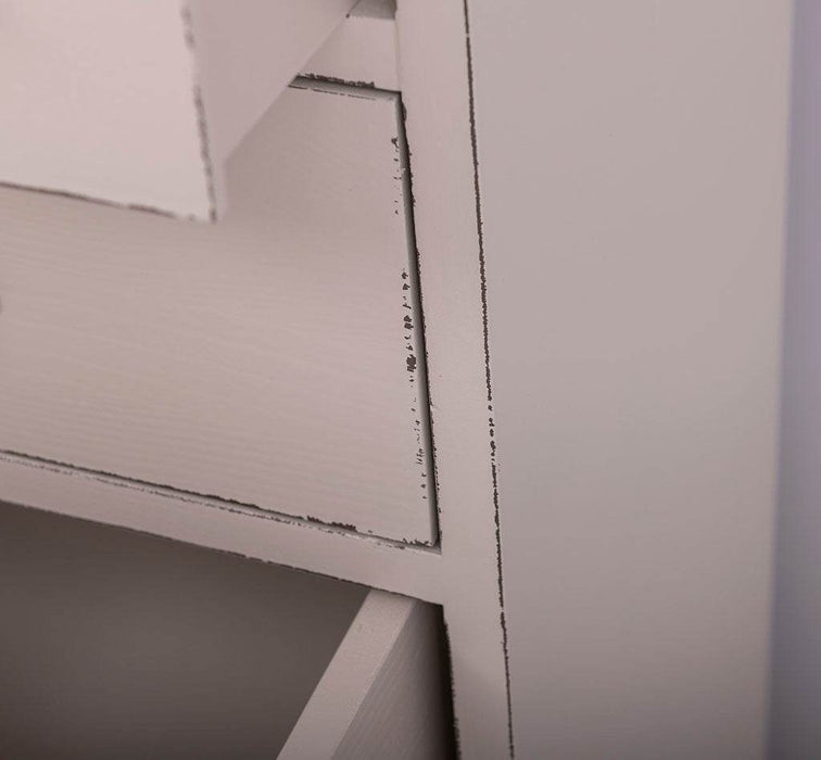 Schmale Apothekerkommode mit 8 Schubladen - in verschiedenen Farben - Eiche - Grün
