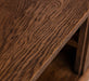 Schmale Garderobe aus massiver Eiche mit Ablage und 3 Haken -