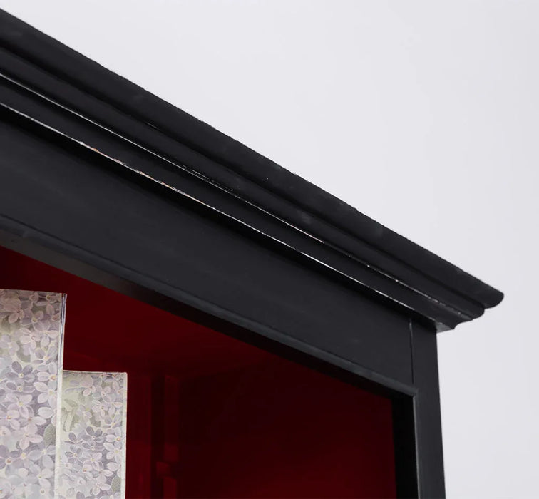 Schmales Bücherregal aus Massivholz | Regal im Landhausstil