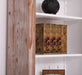 Schmales Bücherregal aus Massivholz | Regal im Landhausstil
