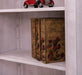 Schmales Bücherregal aus Massivholz | Regal im Landhausstil