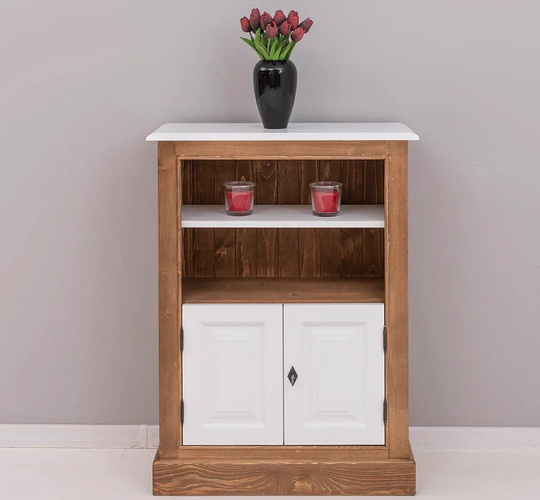 Schmales Sideboard aus Massivholz