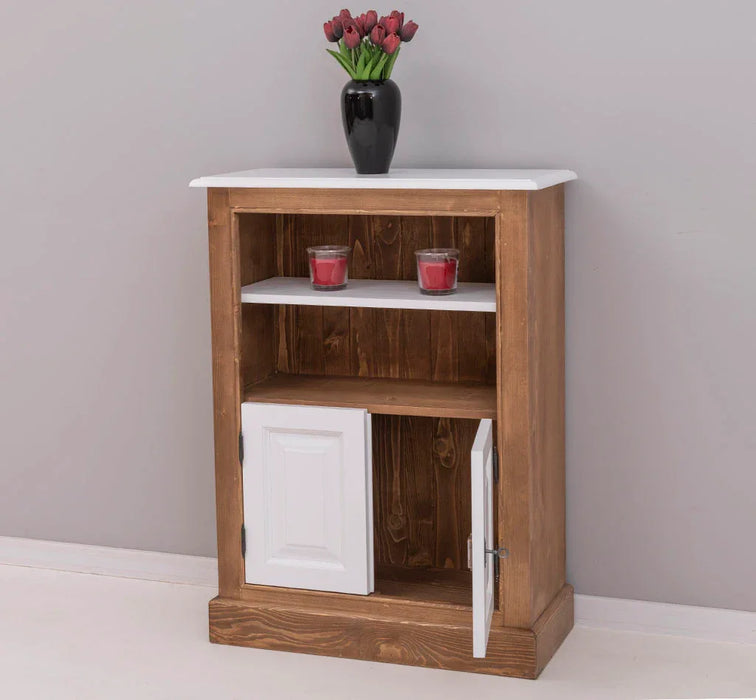 Schmales Sideboard aus Massivholz