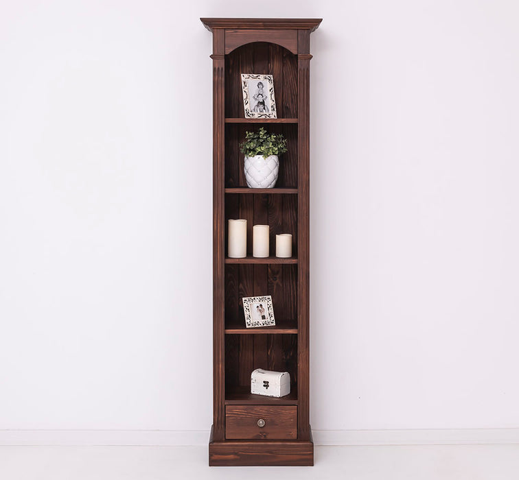 Schmales Standregal mit Schublade - in verschiedenen Farben