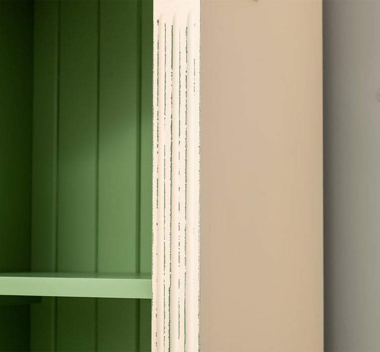 Schmales Standregal mit Schublade - in verschiedenen Farben