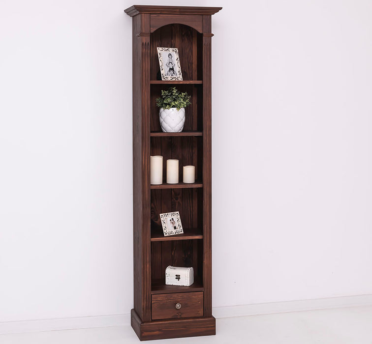 Schmales Standregal mit Schublade - in verschiedenen Farben