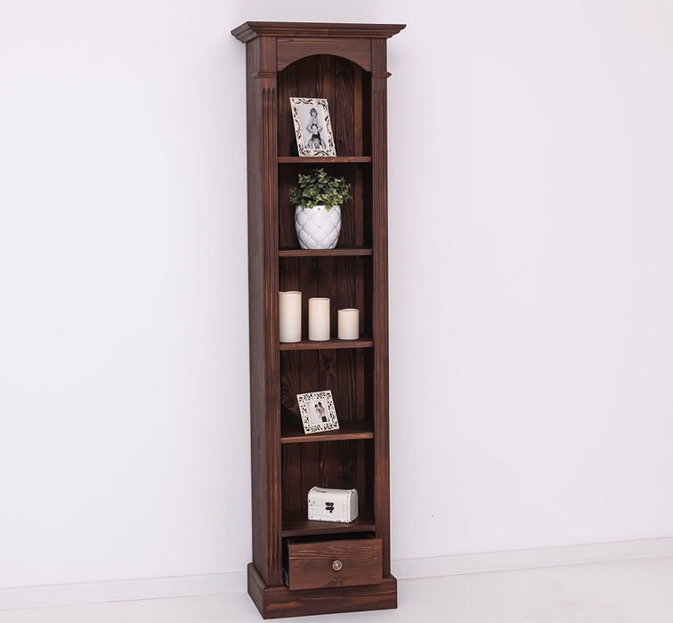 Schmales Standregal mit Schublade - in verschiedenen Farben