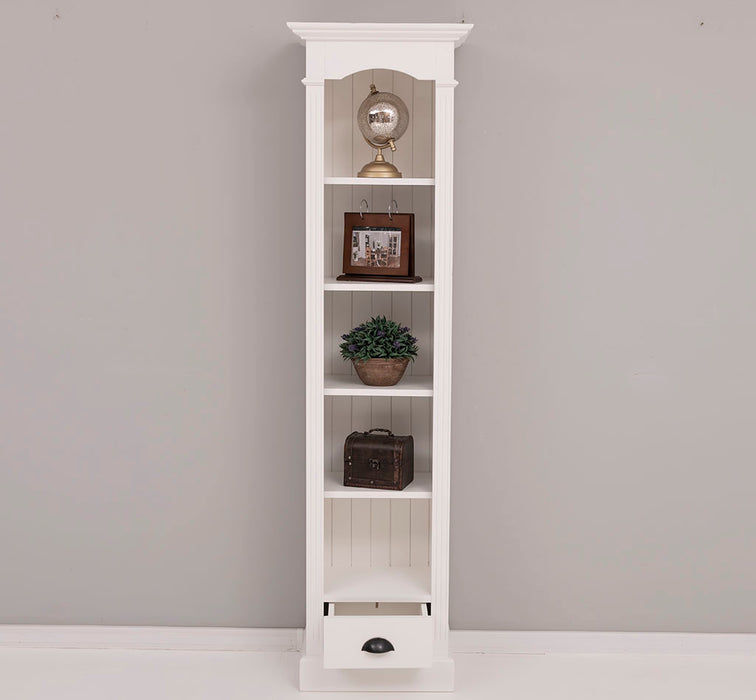 Schmales Standregal mit Schublade - in verschiedenen Farben