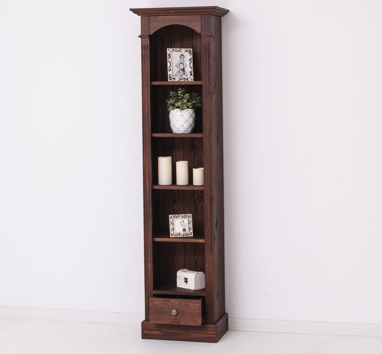 Schmales Standregal mit Schublade - in verschiedenen Farben