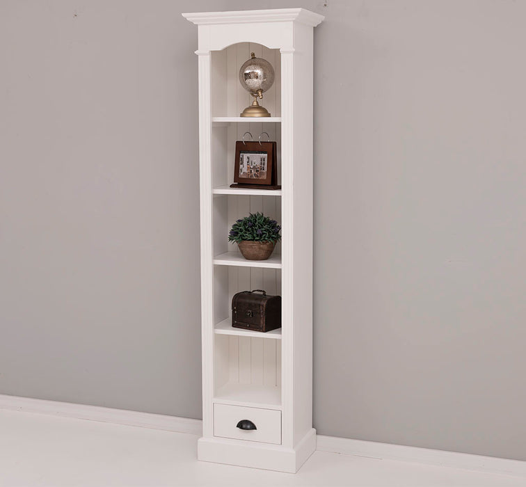 Schmales Standregal mit Schublade - in verschiedenen Farben