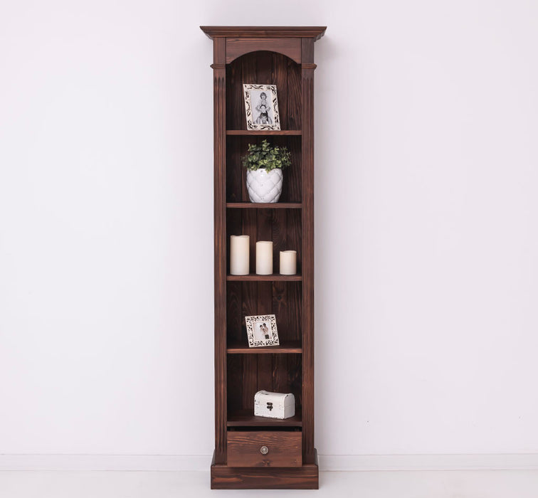 Schmales Standregal mit Schublade - in verschiedenen Farben