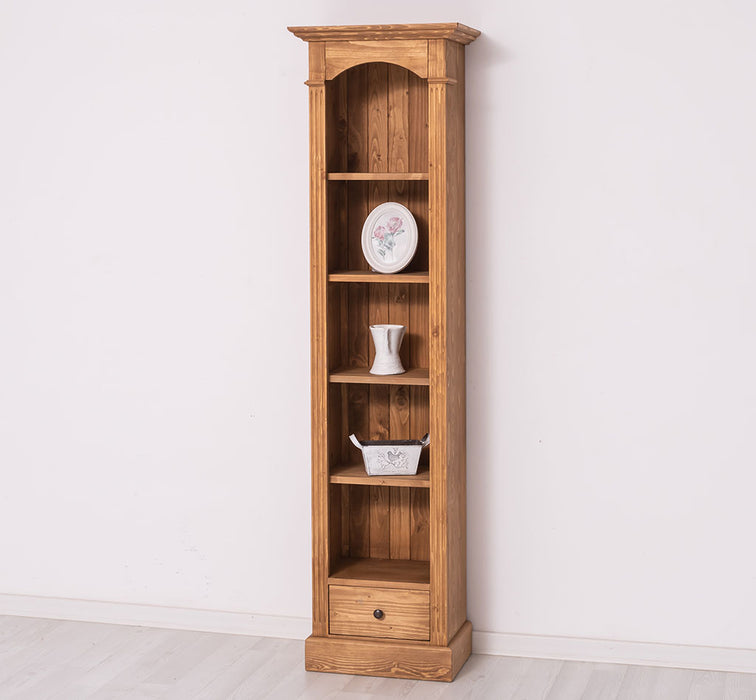 Schmales Standregal mit Schublade - in verschiedenen Farben