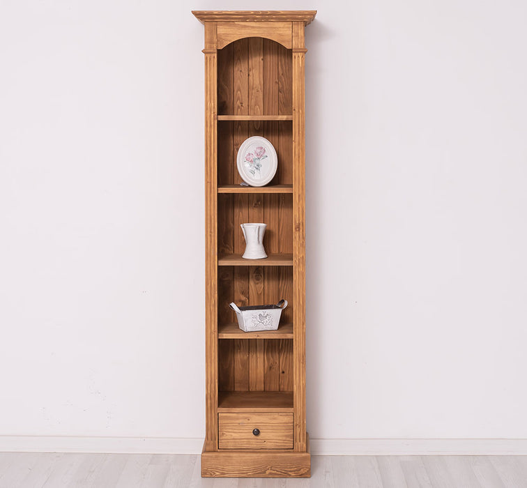 Schmales Standregal mit Schublade - in verschiedenen Farben