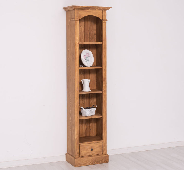 Schmales Standregal mit Schublade - in verschiedenen Farben