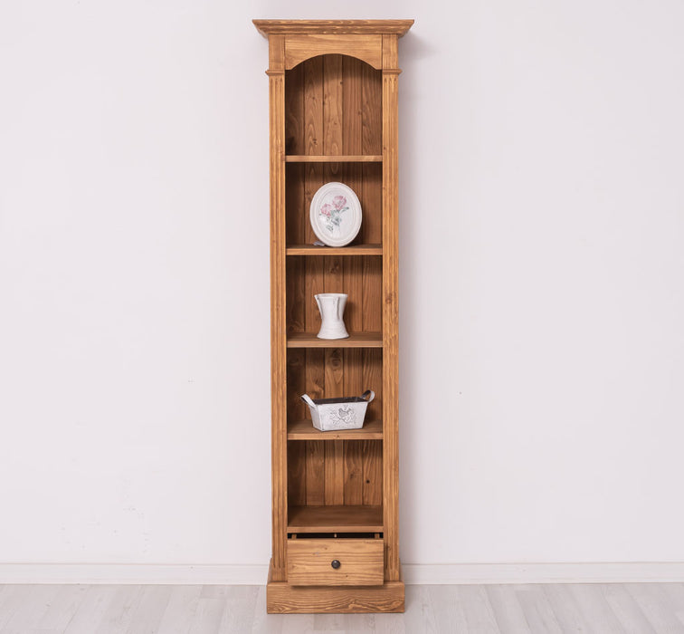 Schmales Standregal mit Schublade - in verschiedenen Farben