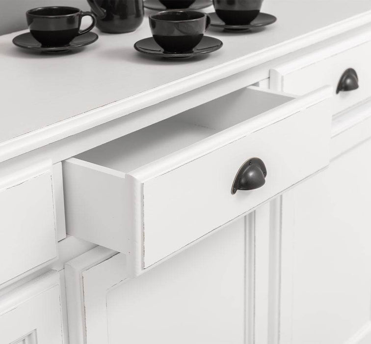 Sideboard aus Massivholz | Kommode mit 4 Schubladen und 4 Türen -