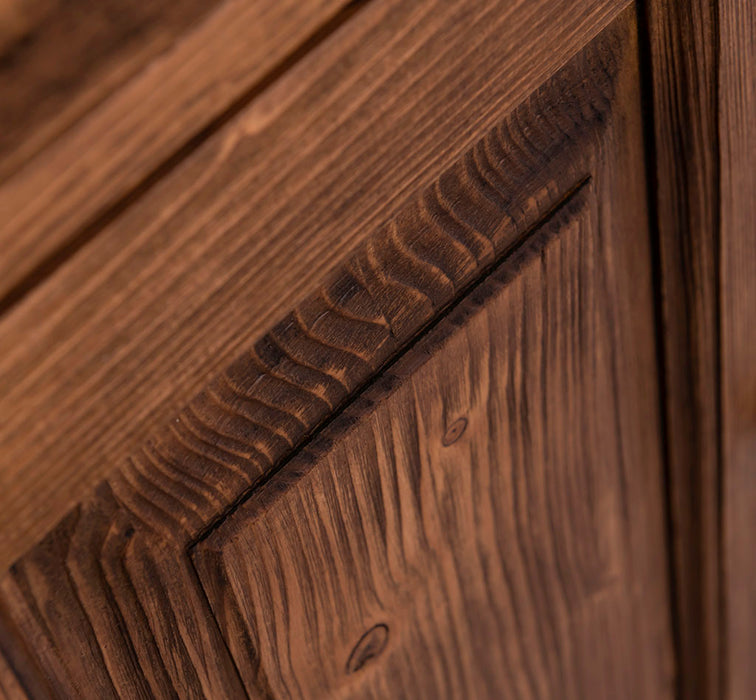Sideboard aus Massivholz | Konsolenschrank mit drei Schubladen