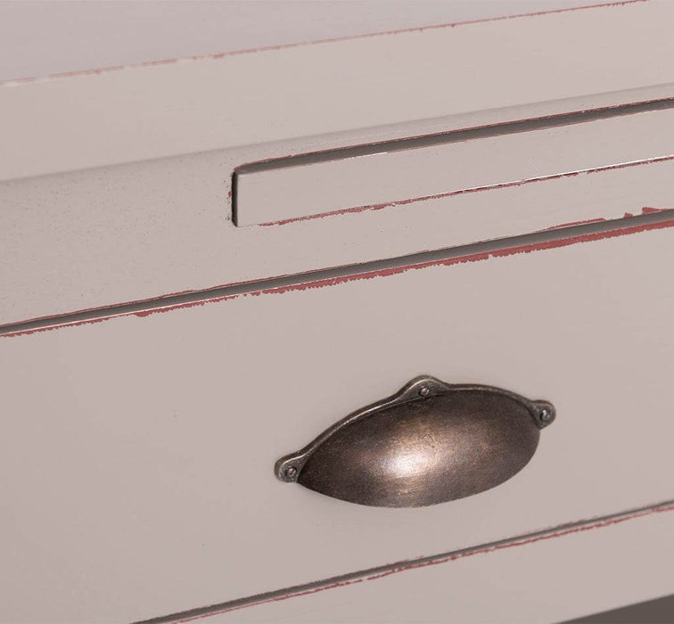 Sideboard aus Massivholz mit 4 Schubladen und 2 Türen und mittigem Auszug -