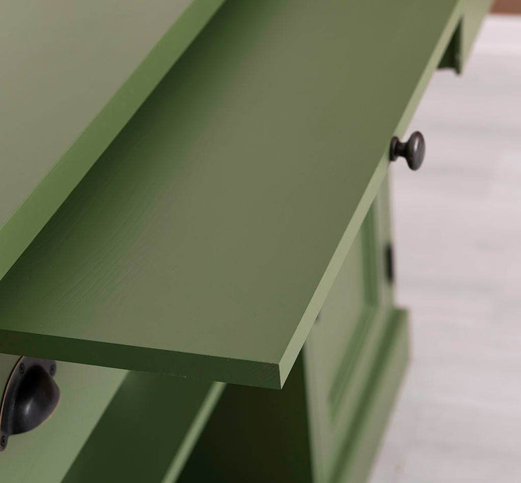 Sideboard aus Massivholz mit 4 Schubladen und 2 Türen und mittigem Auszug -