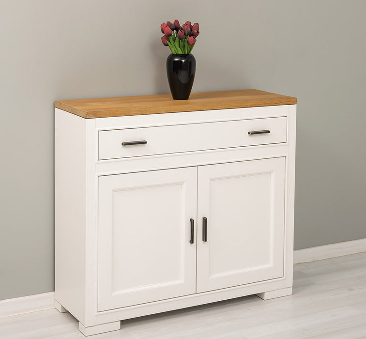 Sideboard aus Massivholz mit Doppeltür und Schublade