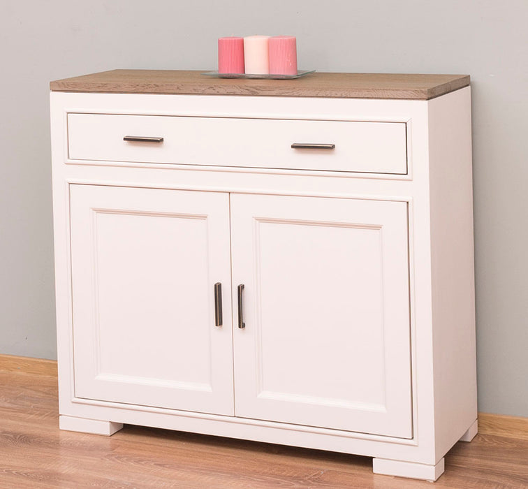 Sideboard aus Massivholz mit Doppeltür und Schublade