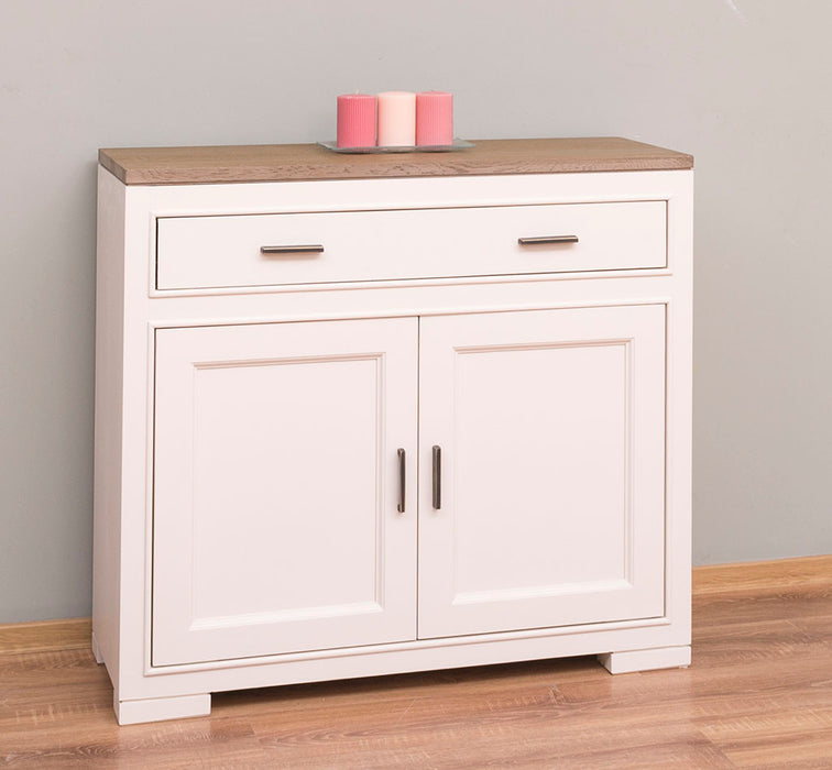 Sideboard aus Massivholz mit Doppeltür und Schublade
