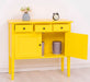 Sideboard aus Massivholz mit drei Schubladen -