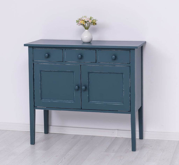 Sideboard aus Massivholz mit drei Schubladen -