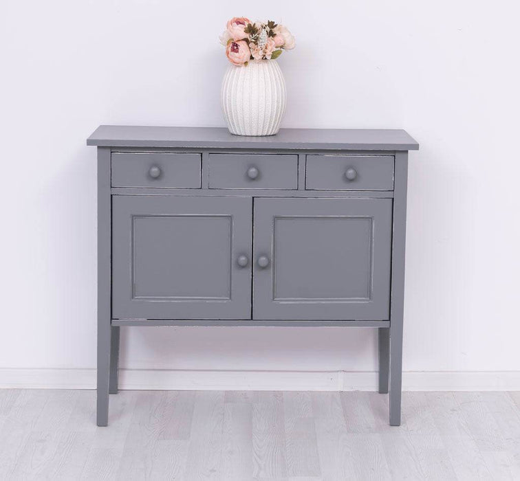 Sideboard aus Massivholz mit drei Schubladen -