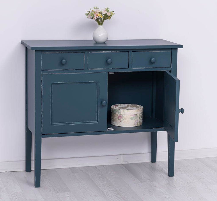 Sideboard aus Massivholz mit drei Schubladen -