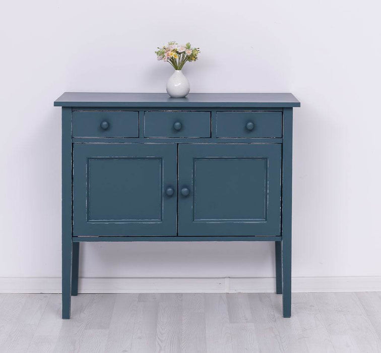 Sideboard aus Massivholz mit drei Schubladen -