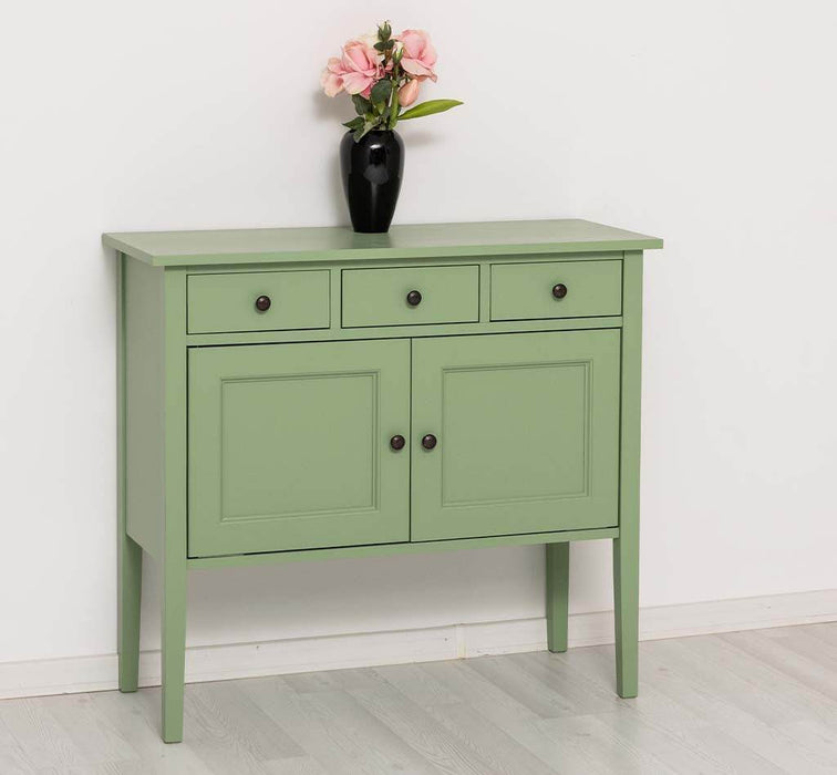 Sideboard aus Massivholz mit drei Schubladen -