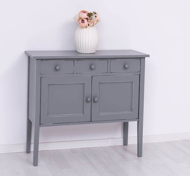 Sideboard aus Massivholz mit drei Schubladen -