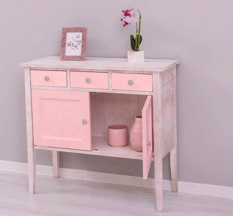 Sideboard aus Massivholz mit drei Schubladen -