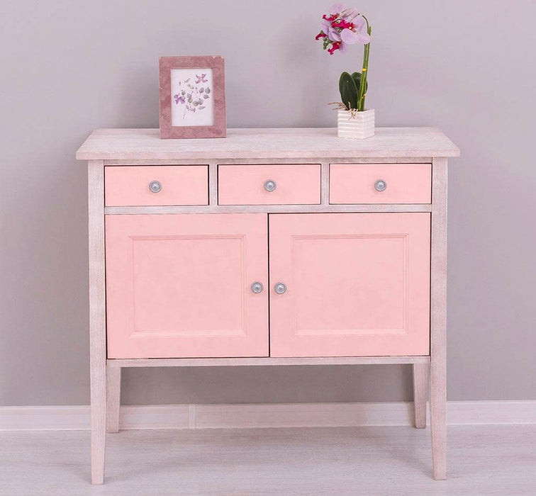 Sideboard aus Massivholz mit drei Schubladen -