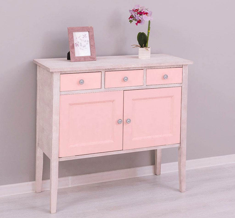 Sideboard aus Massivholz mit drei Schubladen -