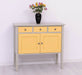 Sideboard aus Massivholz mit drei Schubladen -