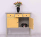 Sideboard aus Massivholz mit drei Schubladen -