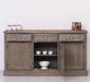 Sideboard aus Massivholz mit drei Schubladen und Türen -