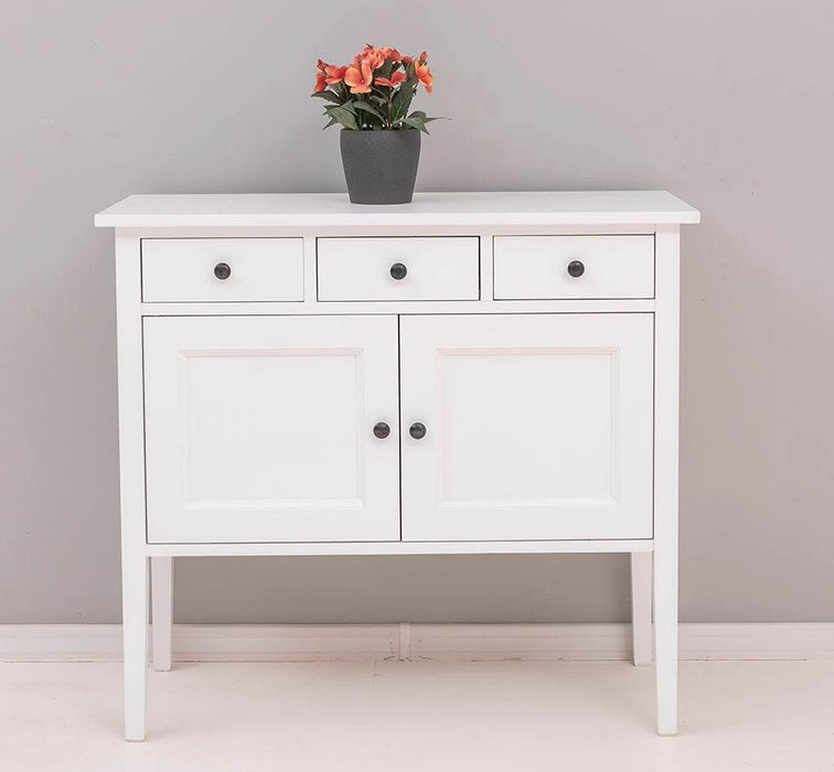 Sideboard aus Massivholz mit drei Schubladen -