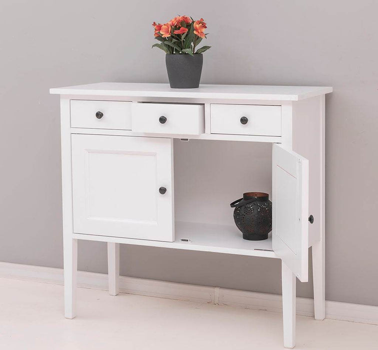 Sideboard aus Massivholz mit drei Schubladen -