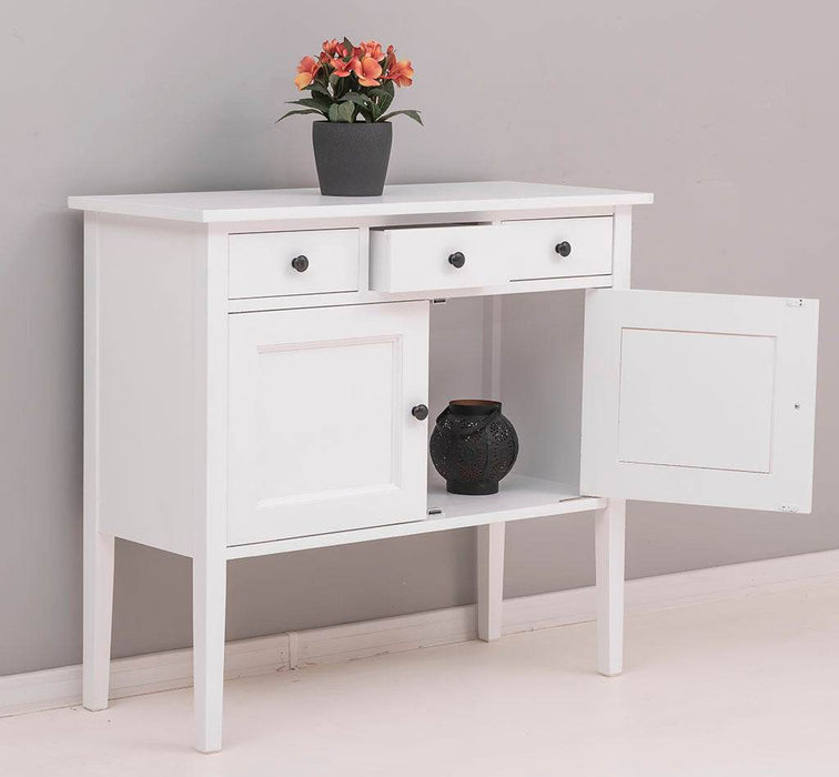 Sideboard aus Massivholz mit drei Schubladen -