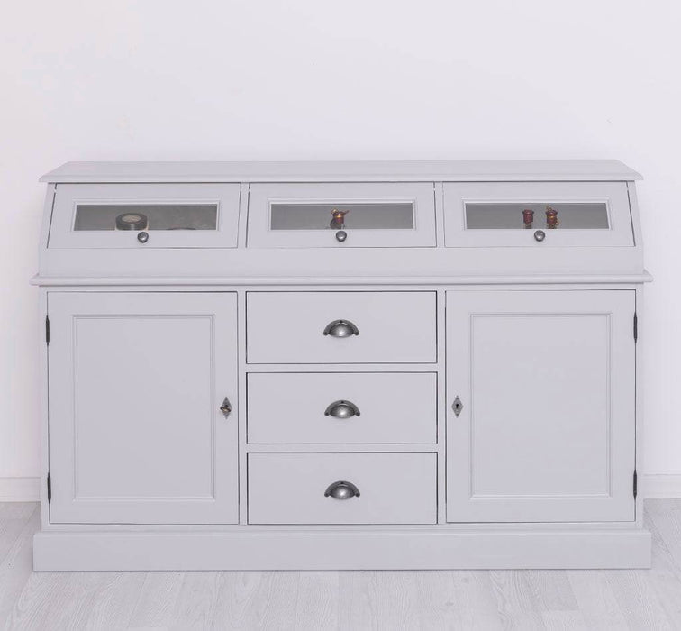 Sideboard mit Display | 2- teilig | Kommode | Geschirrschrank -
