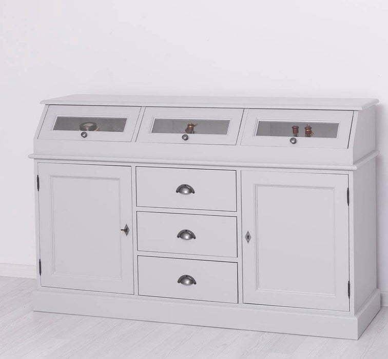 Sideboard mit Display | 2- teilig | Kommode | Geschirrschrank -