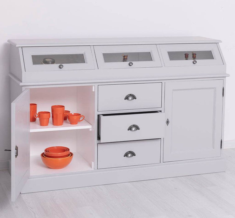 Sideboard mit Display | 2- teilig | Kommode | Geschirrschrank -