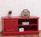TV-Board aus Massivholz mit offener Ablage - Lowboard