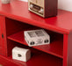 TV-Board aus Massivholz mit offener Ablage - Lowboard