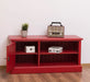 TV-Board aus Massivholz mit offener Ablage - Lowboard