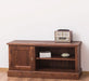 TV-Board aus Massivholz mit offener Ablage - Lowboard